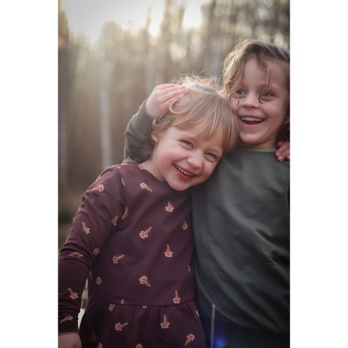 BIRKHOLM Peplum Bluse Buketter